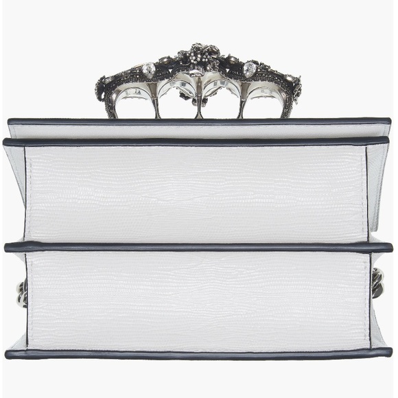 NEW🔥Alexander McQueen💥RARE💥Small Butterfly Knuckle Leather Shoulder Bag🔥 - Picture 6 of 16